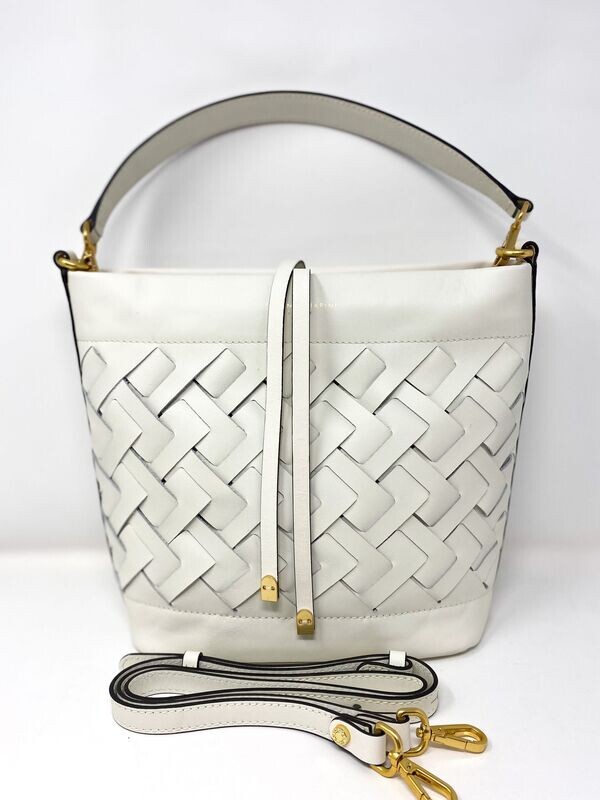 Gianni Chiarini Woven Chevron Tote