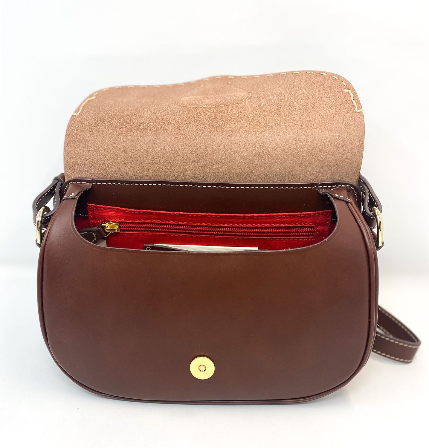Boldrini Stitched Saddle Bag Boldrini Stitched Saddle Bag
