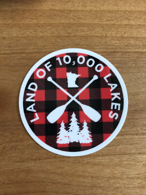 10K Lakes Sticker