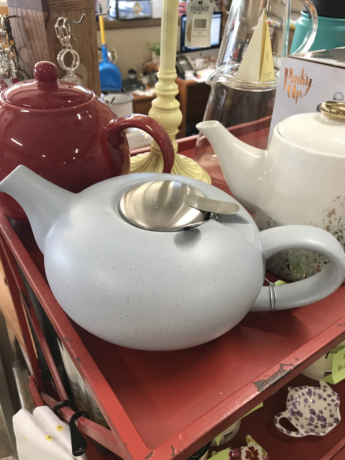 Blue Flecks Teapot