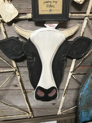 Cow Head Placque