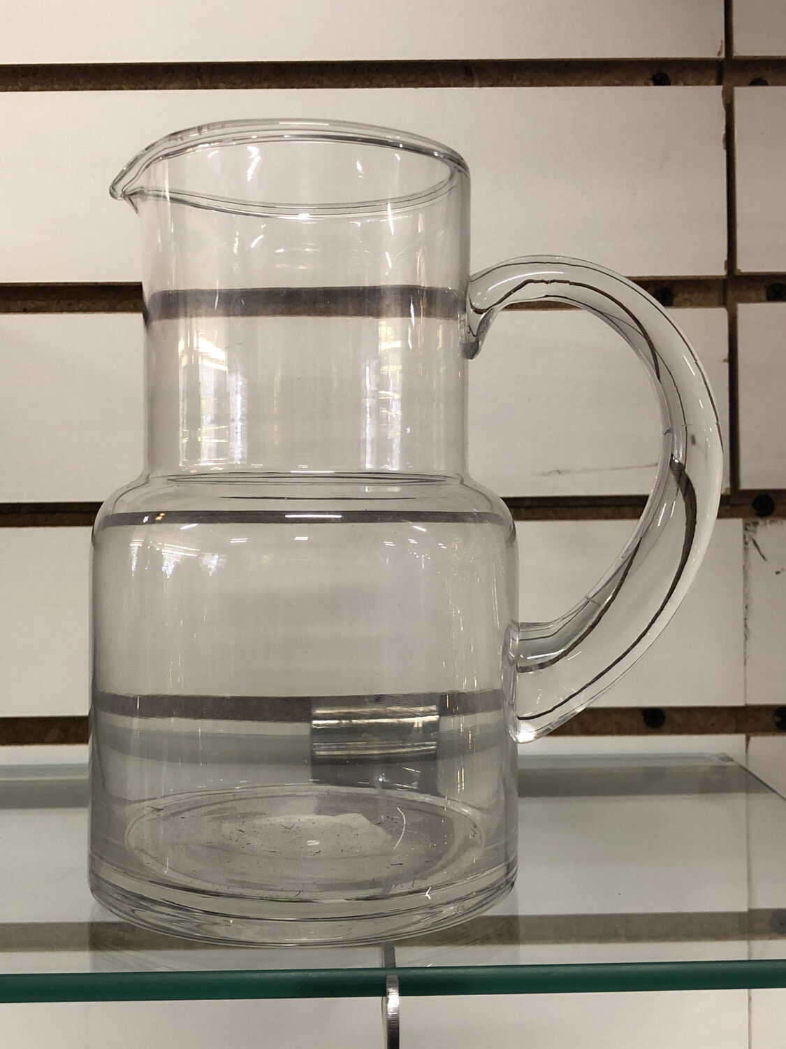 glass pitcher