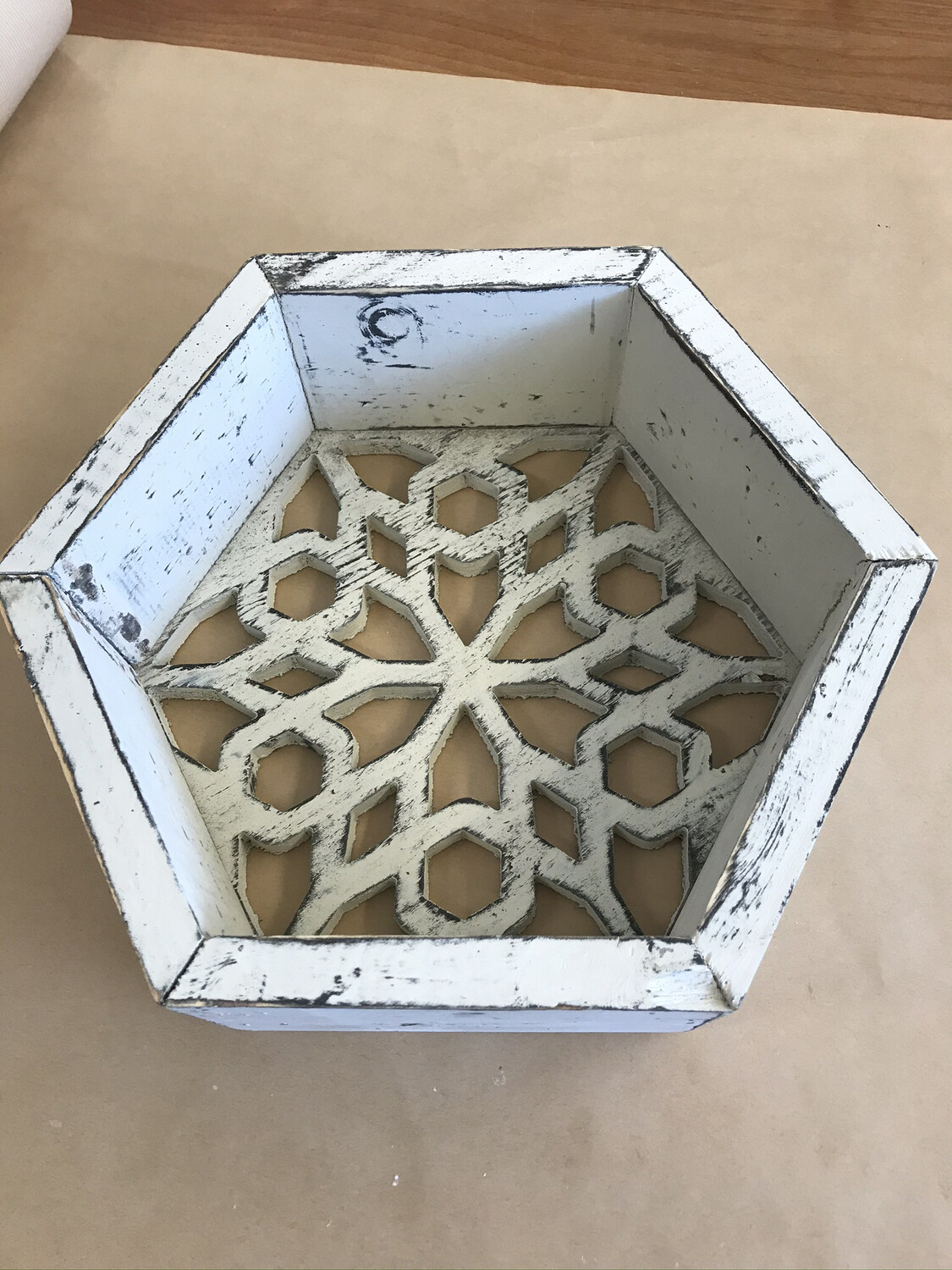 Honeycomb Filigree Shelf