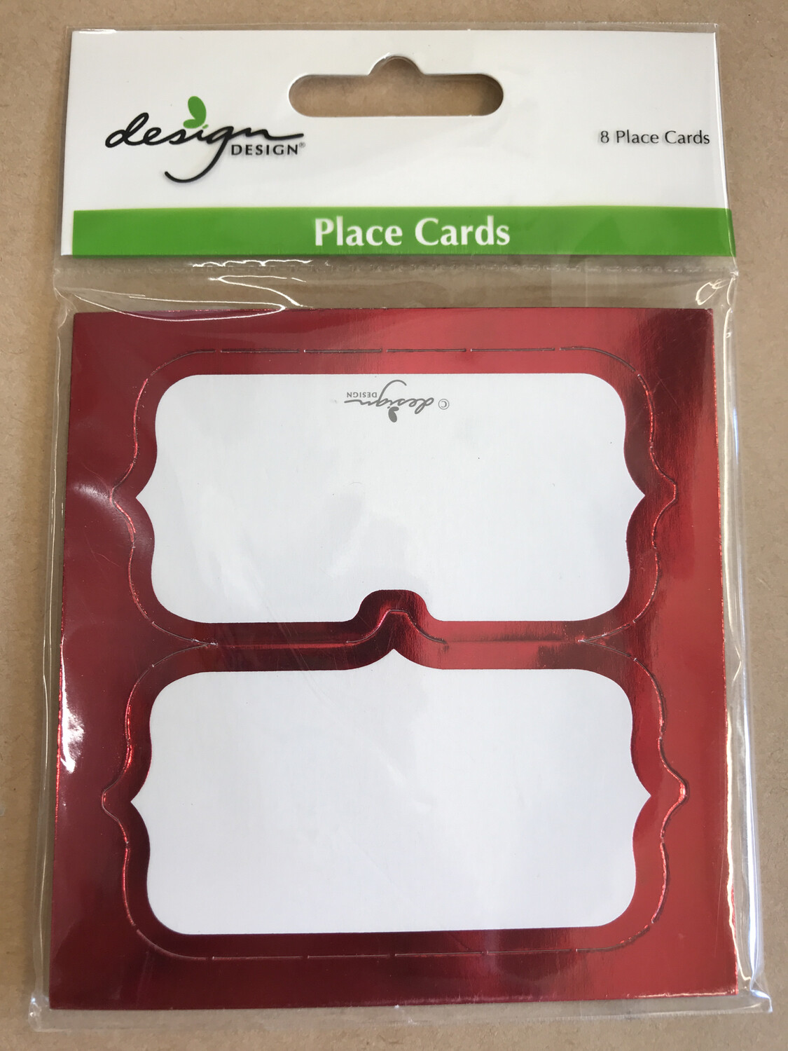 Red Foil Placecards
