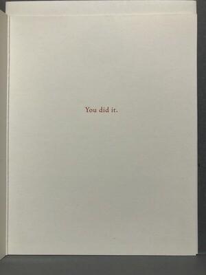 Congratulations Card
