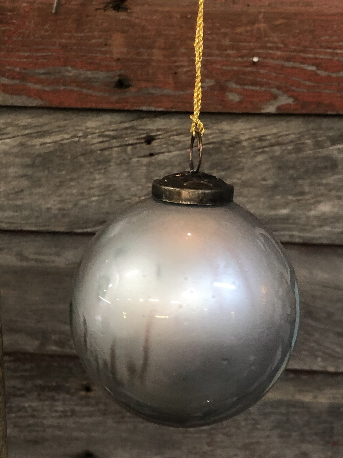 Silver Pearl Ornament