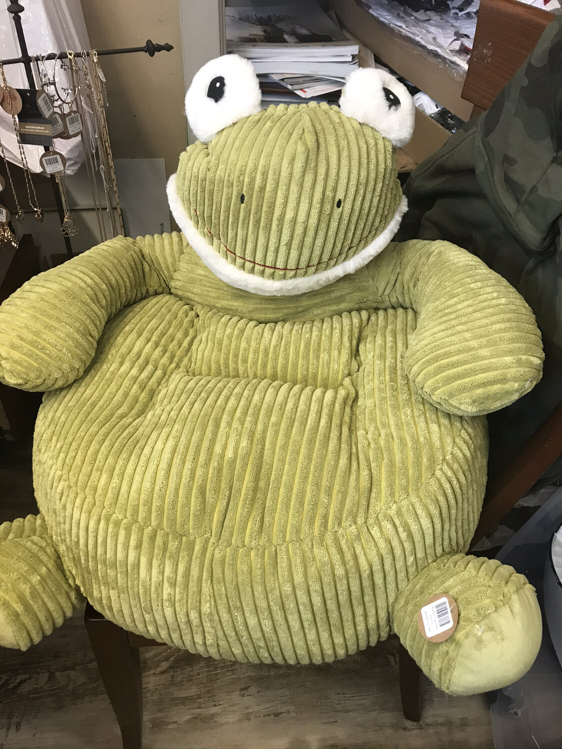 Plush Frog Chair