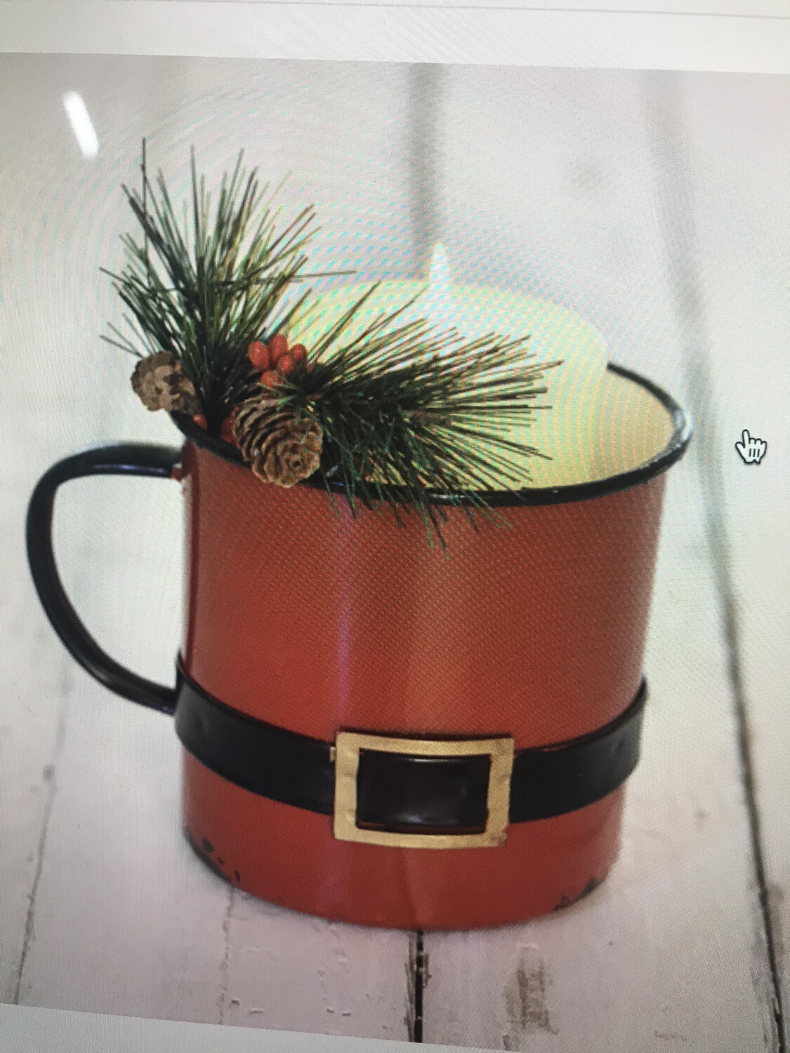 Santa Suit Decorative Cup