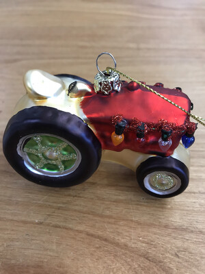 Blown Glass Tractor Blown Glass Tractor