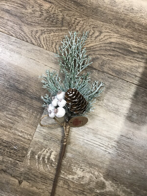 White Pinecone Spray White Pinecone Spray