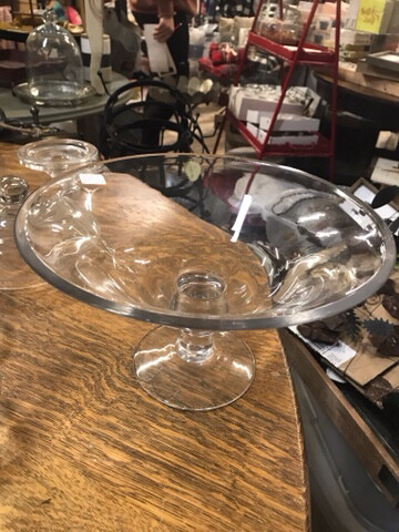 Footed Glass Bowl