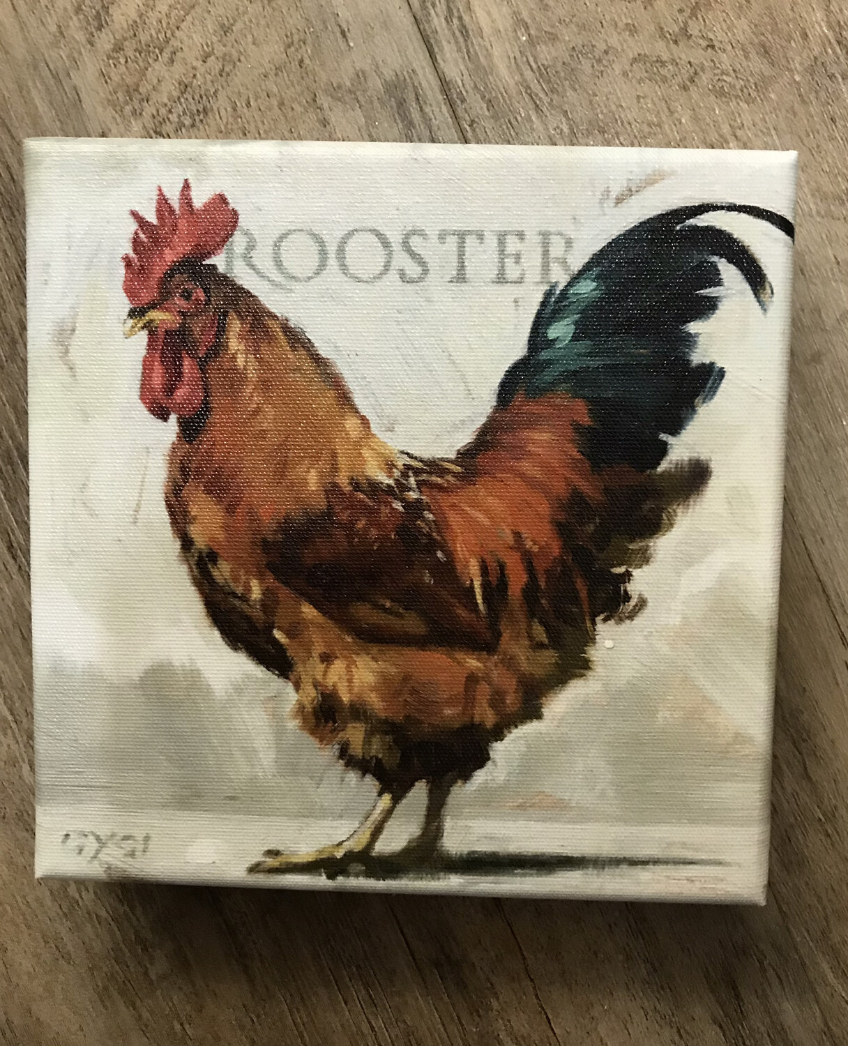 Giclee Canvas Rooster