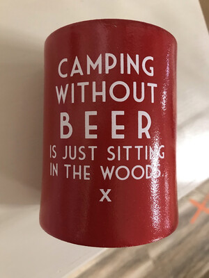 Camping W/O Beer Koozie