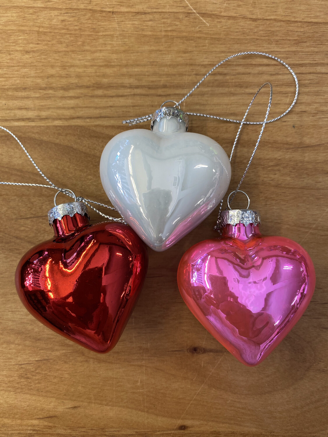 Glass Heart Ornament