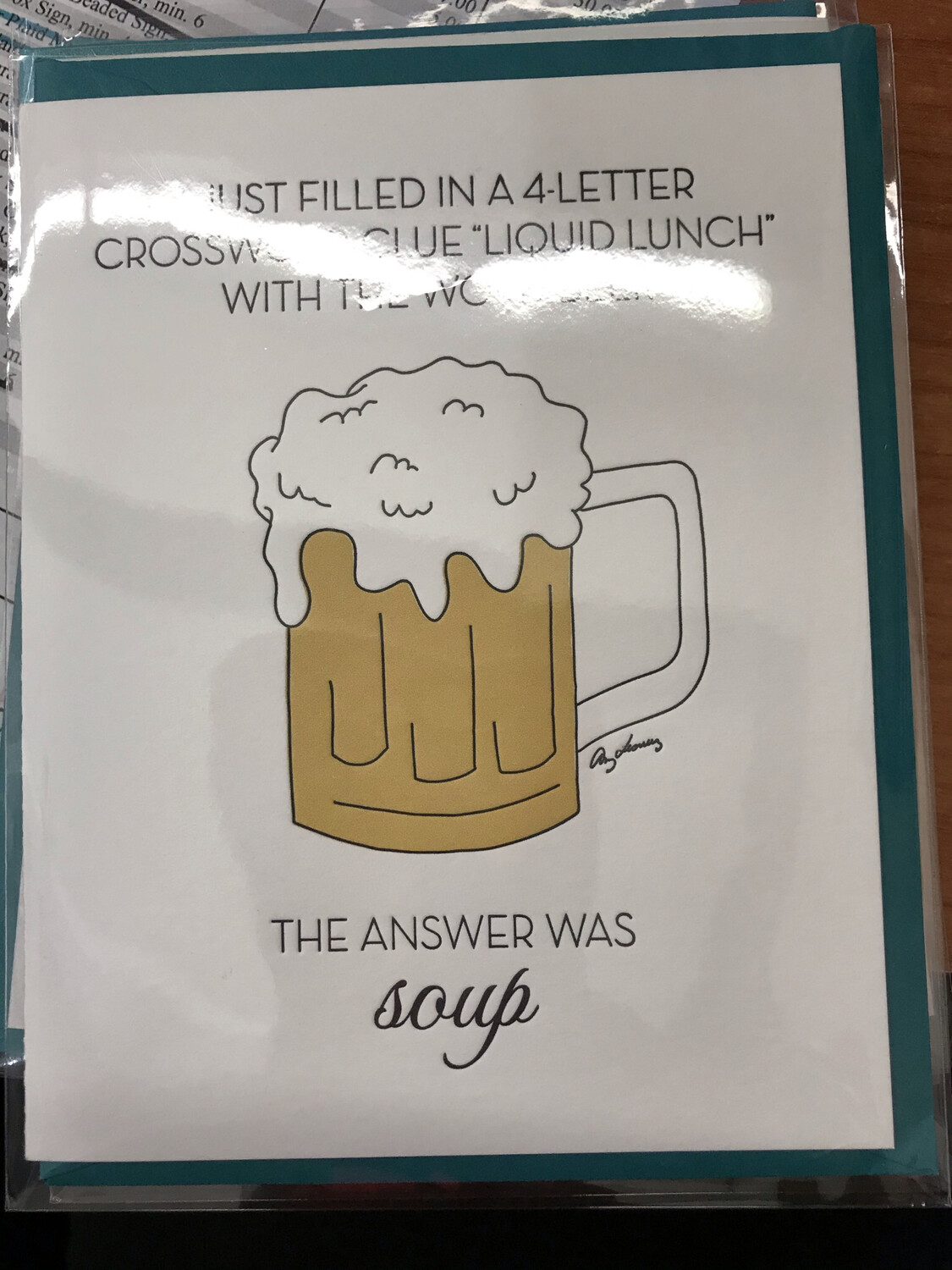 Liquid Lunch Card