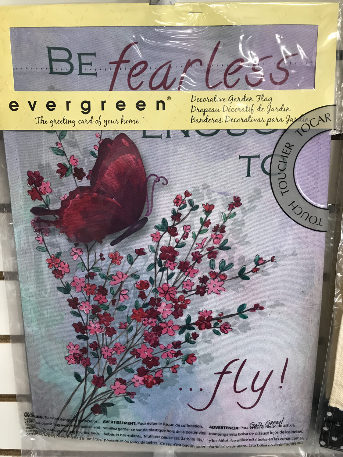 Be Fearless Butterfly Flag