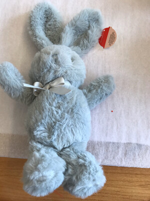 9" Grey Bunny