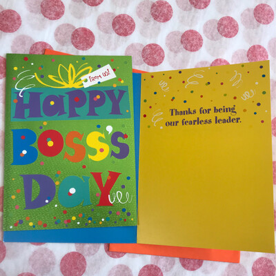 Happy Boss's Day Card