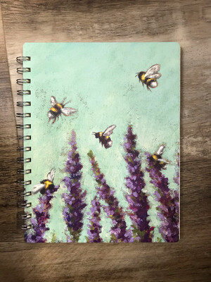 Bee & Lavender Notebook
