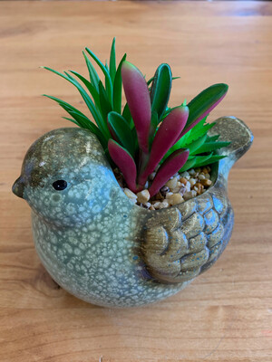 Ceramic Bird Planter