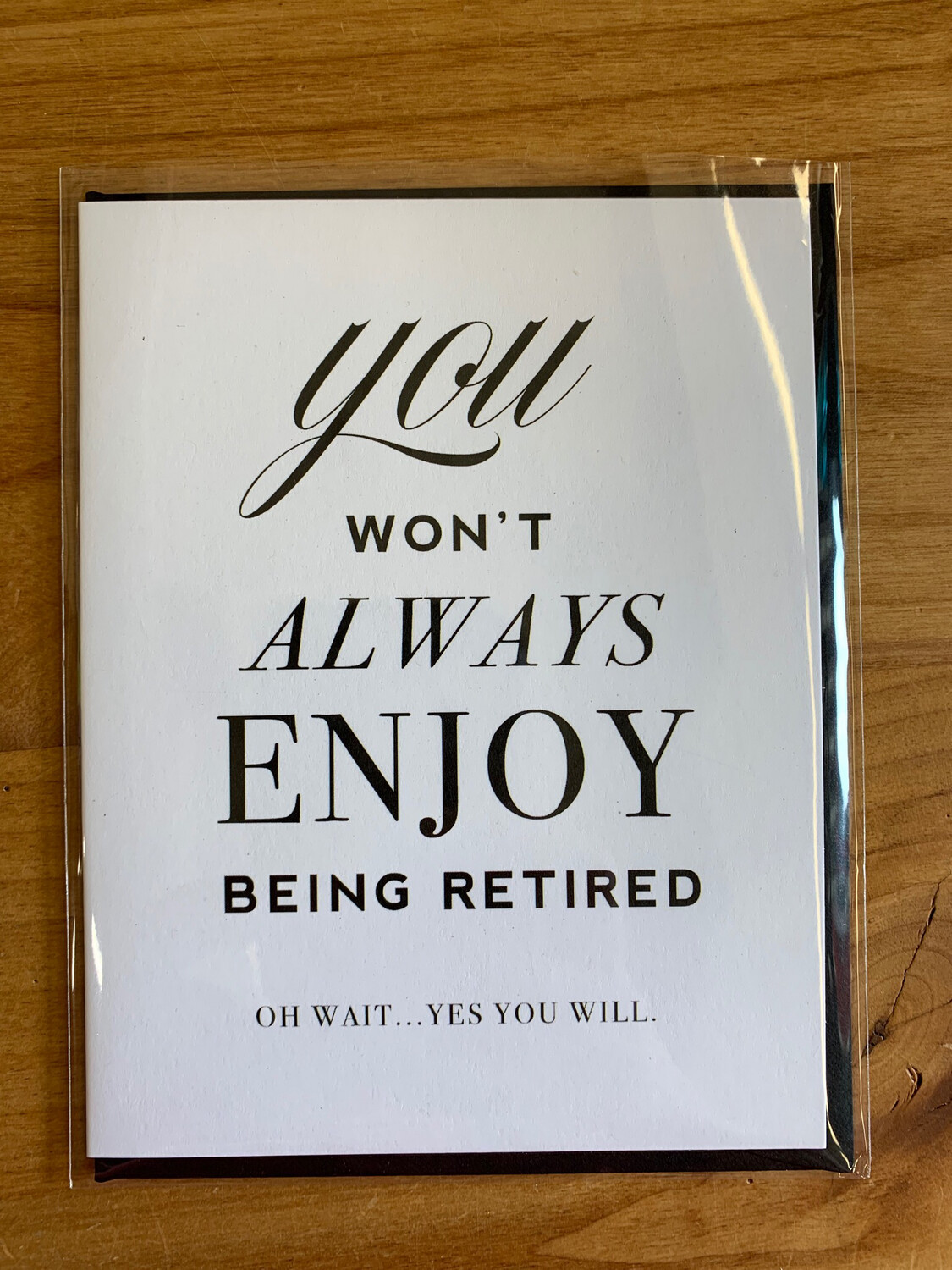 Enjoy being Retired