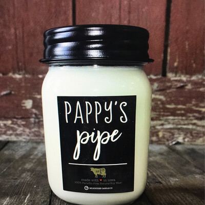 Pappy's Pipe 13oz Mason Jar Candle