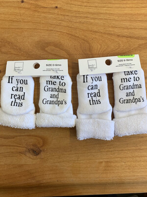 Take Me To Grandmas Socks