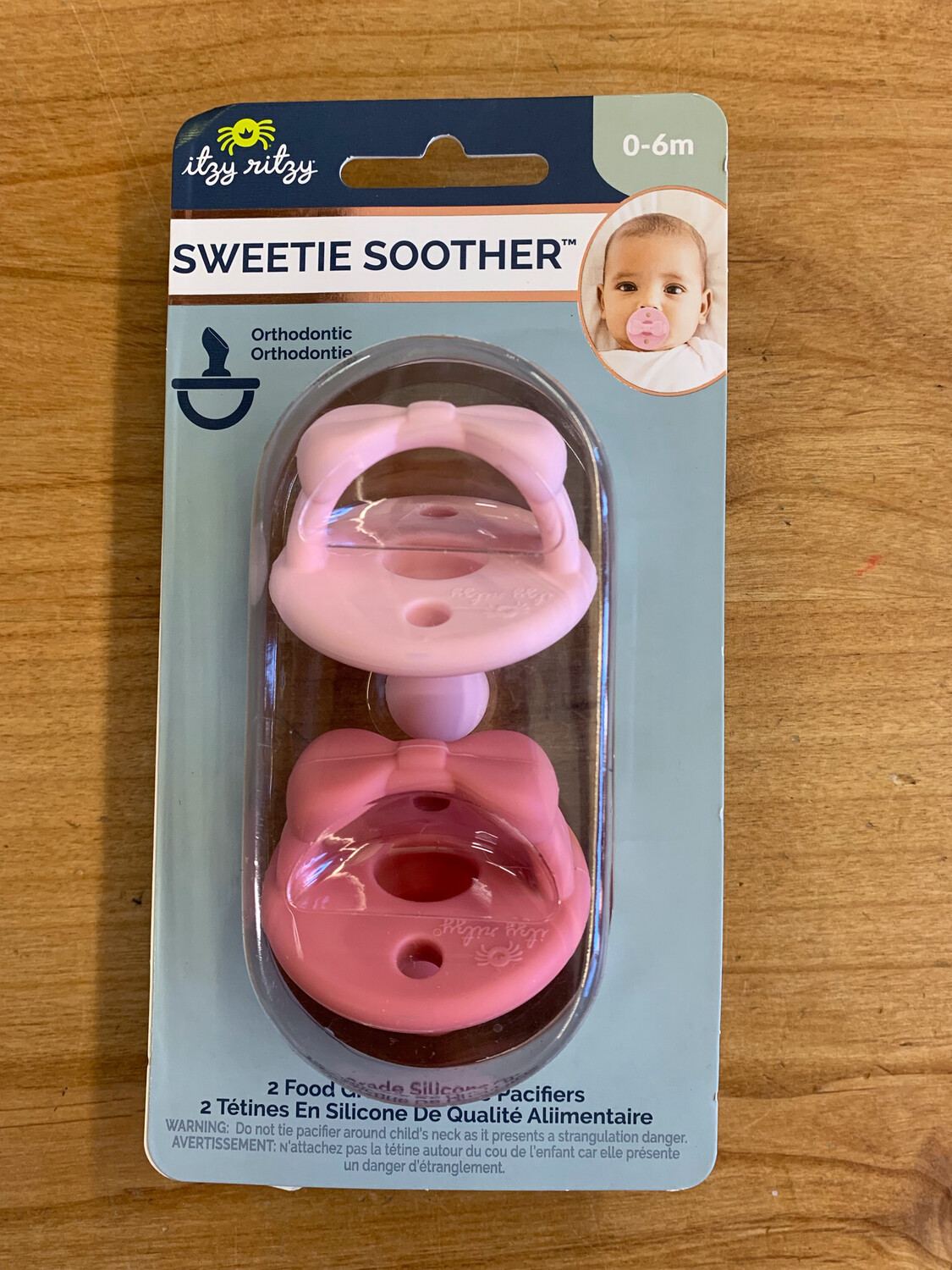 Pink Bow Pacifier