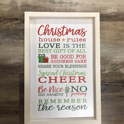 Christmas House Rules Christmas House Rules