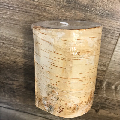 3" x 4" Unscented Birch Candle