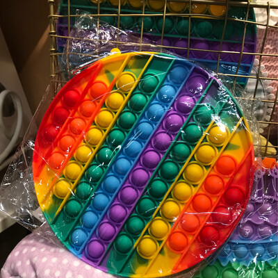 Rainbow Push Pop Toy