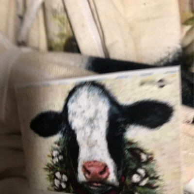 Calf Dish Towel Calf Dish Towel