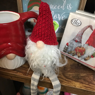 12" Red & Grey Gnome