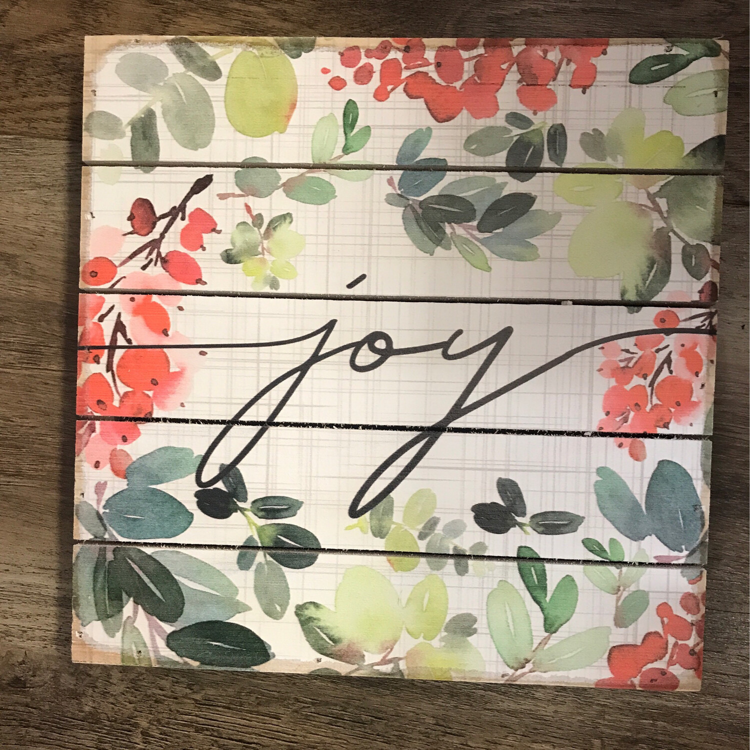 Joy 8&quot; x 8&quot; Pallet Sign