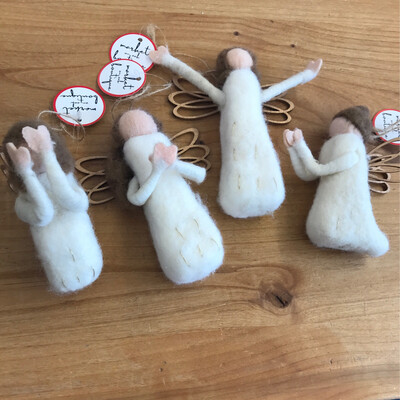 Wool & Wood Angel Wool & Wood Angel