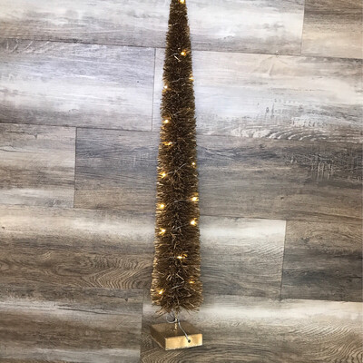 37" LED Golden Rattan Tree 37" LED Golden Rattan Tree