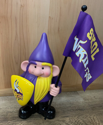 MN Vikings Flag Holder Gnome