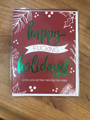 Happy F***ing Holidays Card Happy F***ing Holidays Card