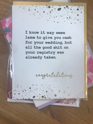 Wedding Registry Card Wedding Registry Card