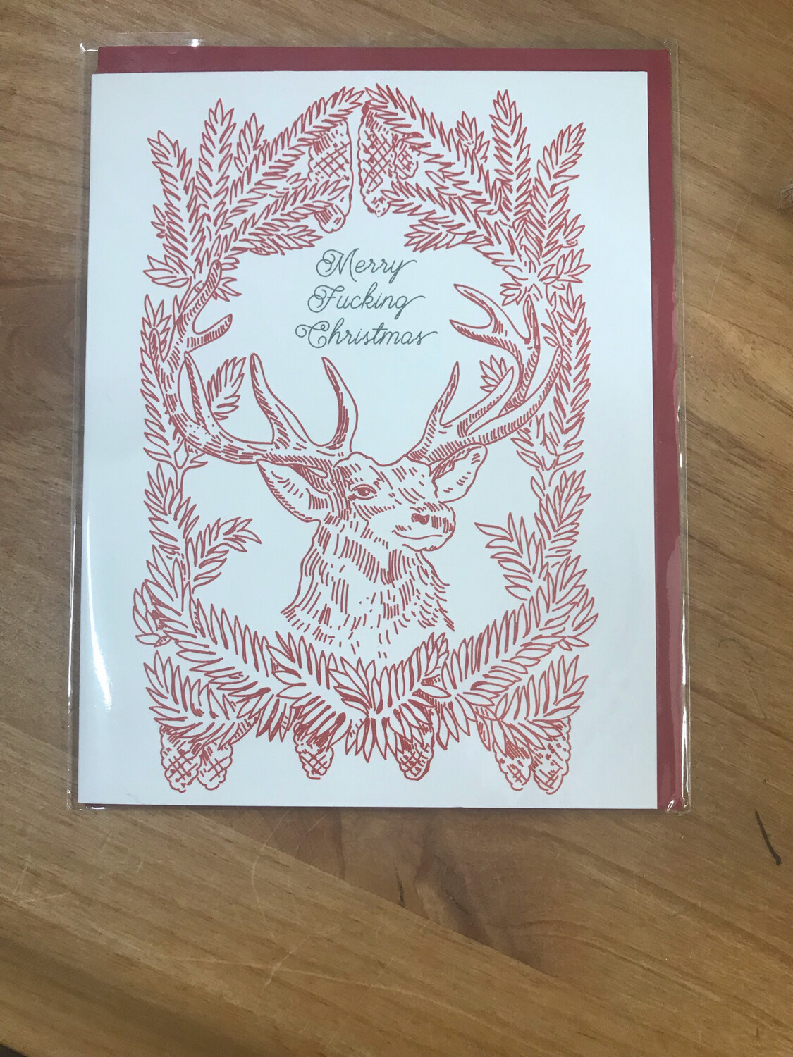 Merry F***ing Deer Card