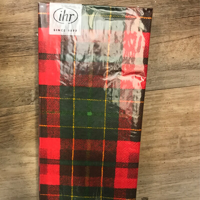 Tartan Plaid Guest Towel Tartan Plaid Guest Towel