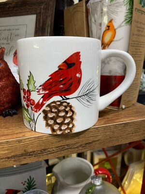 Yuletide Cardinal Mug