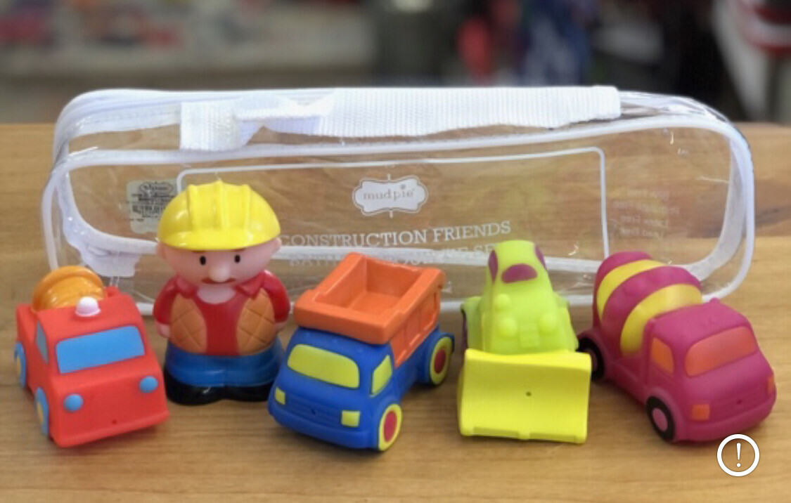 Construction Bath Toy set