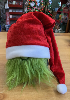 Slouchy Green Santa Gnome
