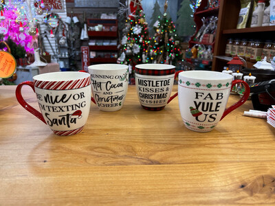 17 oz Holiday Mugs