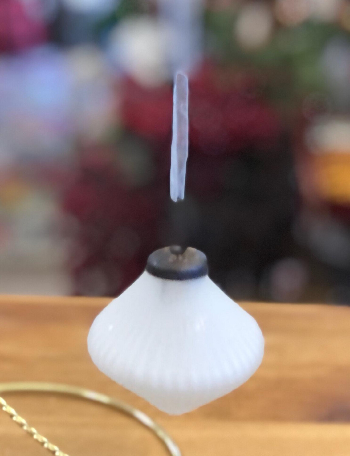 2&quot; Frosted Glass Ornament