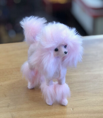 Furry Pink 5" Poodle Ornament