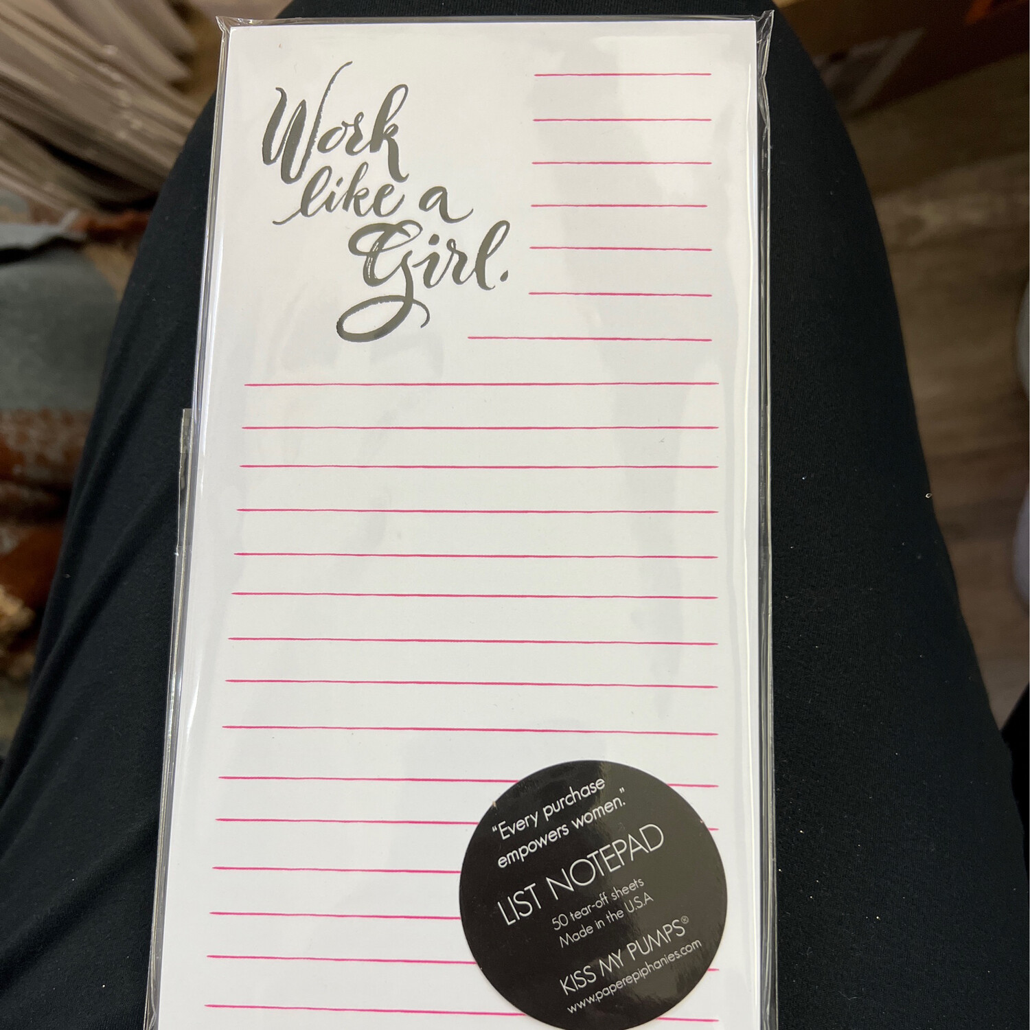 Work Like a Girl Notepad
