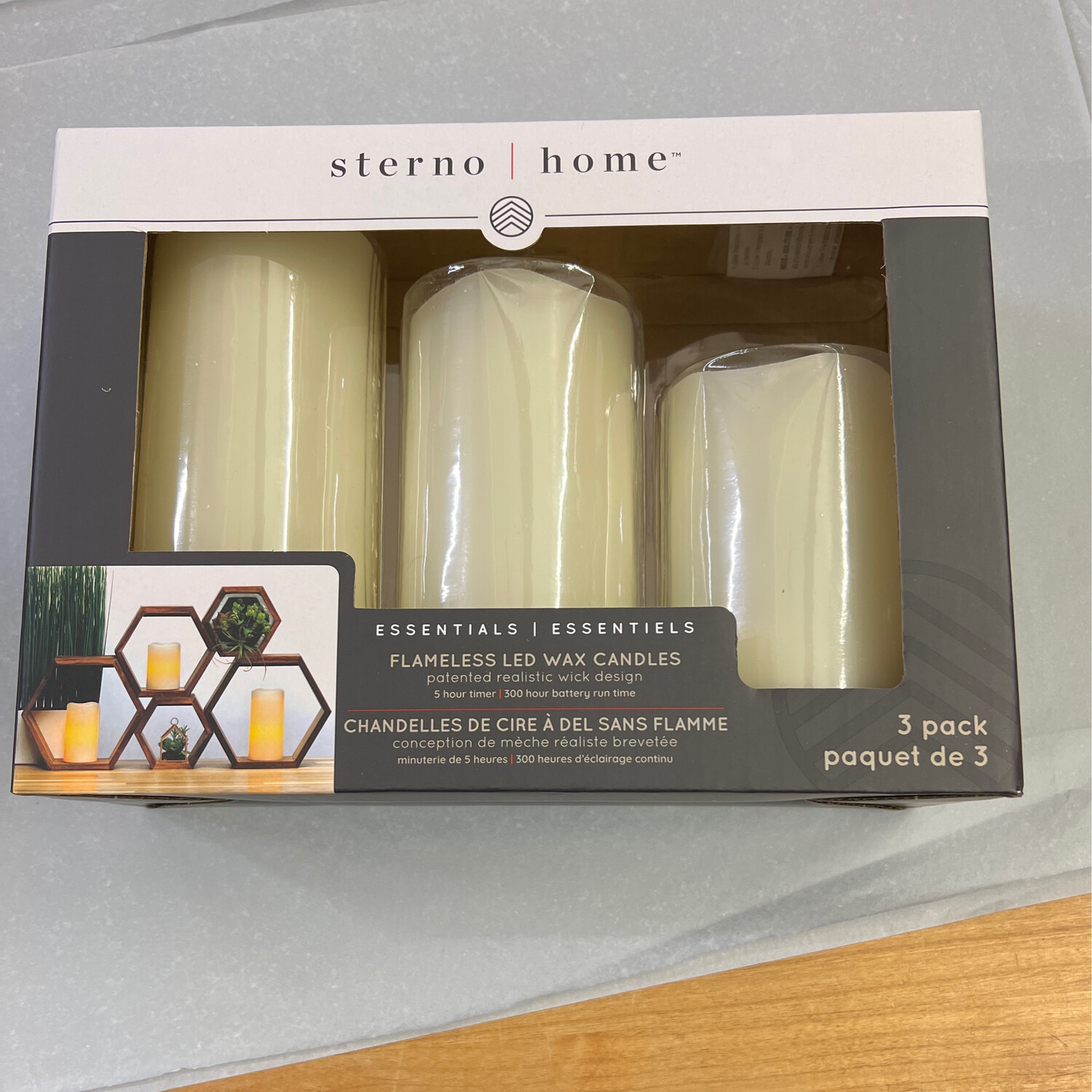 Smooth Candle Flameless Set/3