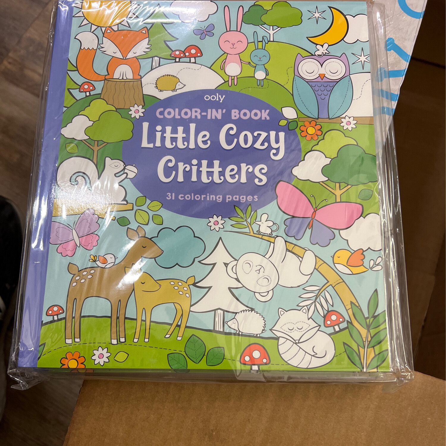 Cozy Critters Color-In Book